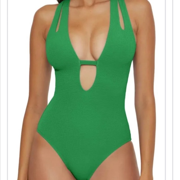 Becca Pucker Up Teardrop One-Piece Swimsuit - Picture 5 of 5